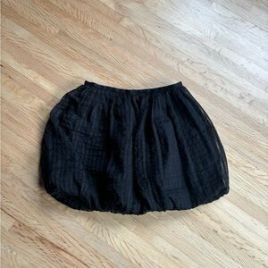 Jill Stuart silk bubble mini skirt